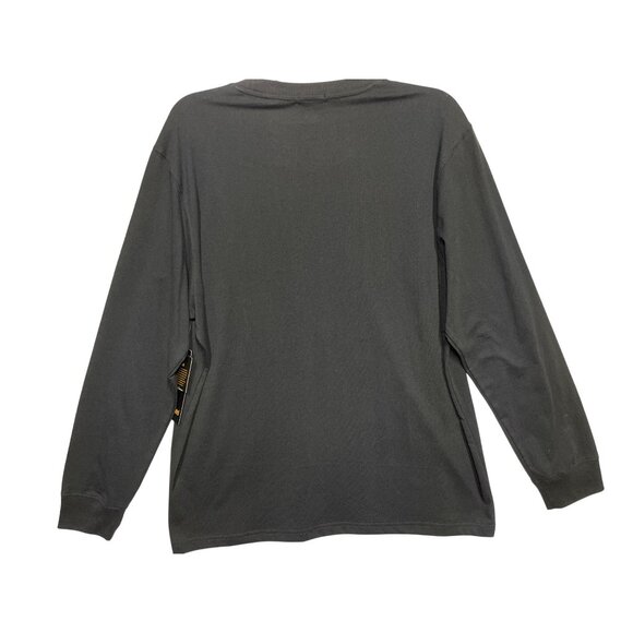 Lee Mens X-Large Classic Fit Long Sleeve Black Shirt With Pocket 60% Cotton 40% - Picture 2 of 10